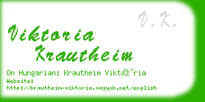 viktoria krautheim business card